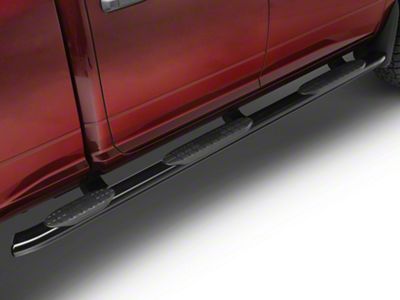Pro Traxx 5-Inch Wheel-to-Wheel Oval Side Step Bars; Black (10-23 RAM 2500 Crew Cab w/ 6.4-Foot Box)