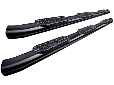 Westin Pro Traxx 5-Inch Wheel-to-Wheel Oval Side Step Bars; Black (19-24 RAM 2500 Crew Cab w/ 8-Foot Box)