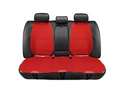 Protex Plus Series Front and Rear Seat Covers; Red/Black (Universal; Some Adaptation May Be Required)