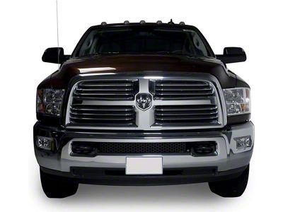 Putco Punch Design Lower Bumper Grille Insert; Black (11-18 RAM 2500)