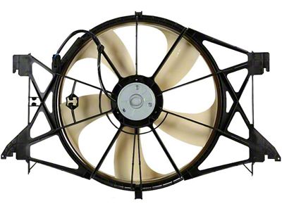 Radiator Fan; OE Style; Fits 3.70-Liter; Without MegaCab (11-18 RAM 2500)