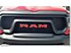 RAM Grille Letter Overlay Decals; Flat Black (19-24 RAM 2500 Power Wagon)