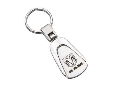 RAM Teardrop Key Fob; Chrome