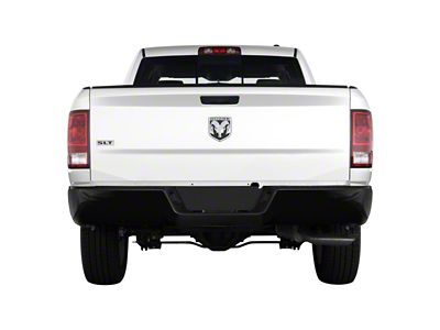 Rear Bumper Cover; Not Pre-Drilled for Backup Sensors; Gloss Black (10-18 RAM 2500)