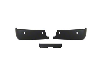 Rear Bumper Cover; Pre-Drilled for Backup Sensors; Matte Black (10-18 RAM 2500)