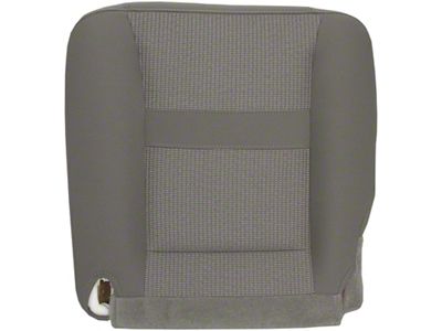 Replacement Bottom Bucket Seat Cover; Driver Side; Khaki/Tan Cloth (06-09 RAM 2500 SLT w/ Seat Flap)