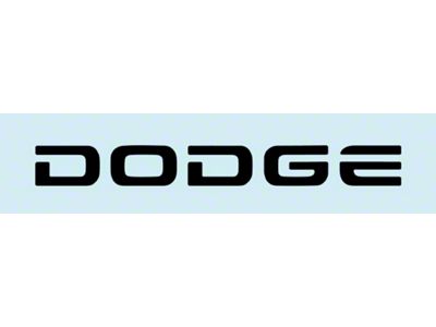 Rounded Corners Tailgate Decal; Tan (94-02 RAM 2500)