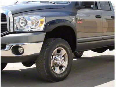 Ruff Riderz Fender Flares; Smooth Black (94-02 RAM 2500)