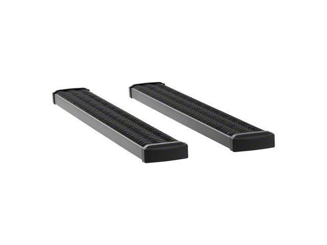 Grip Step 7-Inch Running Boards without Mounting Brackets; Textured Black (10-24 RAM 2500 Regular Cab)