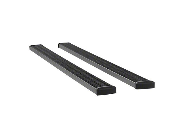 Grip Step 7-Inch Running Boards without Mounting Brackets; Textured Black (13-24 RAM 2500 Crew Cab w/ 8-Foot Box)