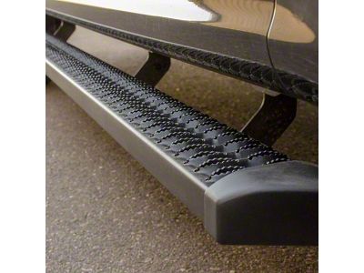 SlimGrip 5-Inch Running Boards; Textured Black (10-24 RAM 2500 Crew Cab)