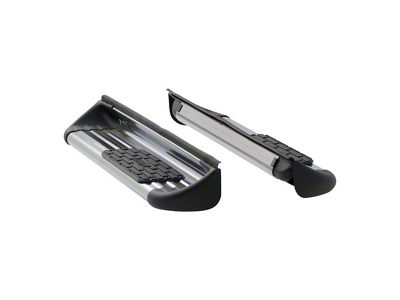 Stainless Side Entry Running Boards without Mounting Brackets; Polished (10-24 RAM 2500 Regular Cab)