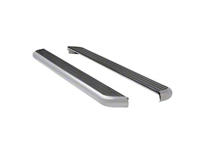 MegaStep 6.50-Inch Wheel-to-Wheel Running Boards; Body Mount; Polished Stainless (03-09 RAM 2500 Quad Cab w/ 8-Foot Box)