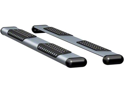 O-Mega II 6-Inch Oval Side Step Bars; Rocker Mount; Silver (10-24 RAM 2500 Regular Cab)