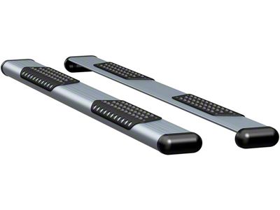 O-Mega II 6-Inch Wheel-to-Wheel Oval Side Step Bars; Body Mount; Silver (03-09 RAM 2500 Regular Cab w/ 6.4-Foot Box)