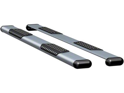 O-Mega II 6-Inch Oval Side Step Bars; Rocker Mount; Silver (10-24 RAM 2500 Crew Cab)