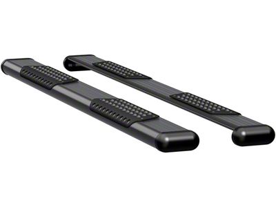 O-Mega II 6-Inch Wheel-to-Wheel Oval Side Step Bars; Body Mount; Textured Black (03-09 RAM 2500 Regular Cab w/ 6.4-Foot Box)