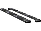 O-Mega II 6-Inch Wheel-to-Wheel Oval Side Step Bars; Body Mount; Textured Black (03-09 RAM 2500 Regular Cab w/ 8-Foot Box, Mega Cab)