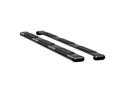 O-Mega II 6-Inch Oval Side Step Bars without Mounting Brackets; Textured Black (03-18 RAM 2500 Regular Cab w/ 8-Foot Box; 06-24 RAM 2500 Mega Cab)