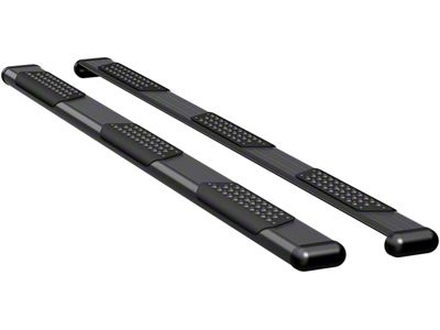 O-Mega II 6-Inch Wheel-to-Wheel Oval Side Step Bars; Textured Black (14-18 RAM 2500 Crew Cab w/ 6.4-Foot Box)