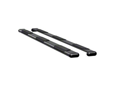 O-Mega II 6-Inch Wheel-to-Wheel Oval Side Step Bars without Mounting Brackets; Textured Black (06-18 RAM 2500 Mega Cab)