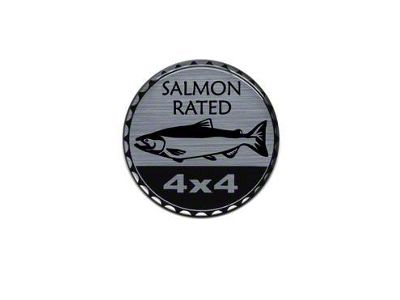 Salmon Rated Badge (Universal; Some Adaptation May Be Required)