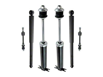 Front and Rear Shocks with Sway Bar Links (03-10 2WD RAM 2500)