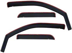 Westin In-Channel Window Deflectors; Front and Rear; Smoke (03-09 RAM 2500 Quad Cab)