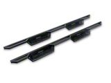 Square Tube Drop Style Nerf Side Step Bars; Matte Black (10-26 RAM 2500 Mega Cab)