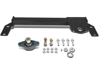Steering Box Support Brace; Black (94-02 4WD RAM 2500)