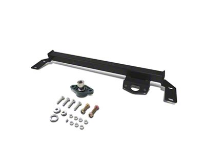 Steering Box Support Brace; Black (03-08 4WD RAM 2500 w/ Upgraded Steering Box)