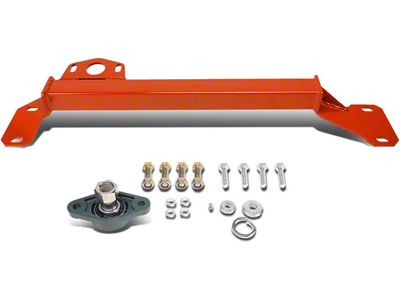 Steering Box Support Brace; Red (94-02 2WD RAM 2500)