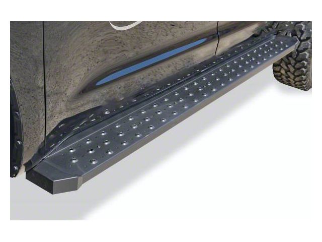 STX600 Running Boards; Black (10-24 RAM 2500 Regular Cab)