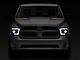 Switchback Sequential LED C-Bar Projector Headlights; Matte Black Housing; Clear Lens (10-18 RAM 2500 w/ Factory Halogen Non-Projector Headlights)