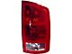 CAPA Replacement Tail Light; Chrome Housing; Red/Clear Lens; Driver Side (03-06 RAM 2500)