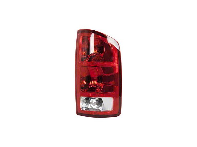 Replacement Tail Light; Chrome Housing; Red/Clear Lens; Passenger Side (03-06 RAM 2500)