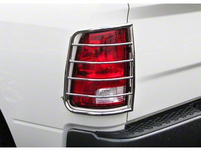 Tail Light Guards; Stainless Steel (10-18 RAM 2500)