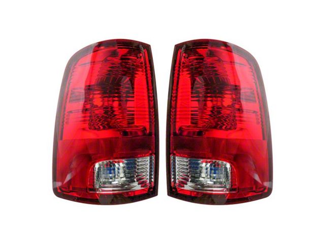 F-150 Facelift Tail Lights; Red Housing; Clear Lens (15-20 F-150 w F-150 Facelift Tail Lights; Red Housing; Clear Lens (15-20 F-150 w