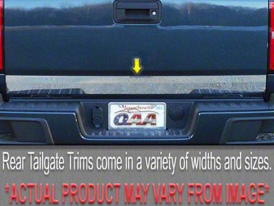 Tailgate Accent Trim; Stainless Steel (94-99 RAM 2500)