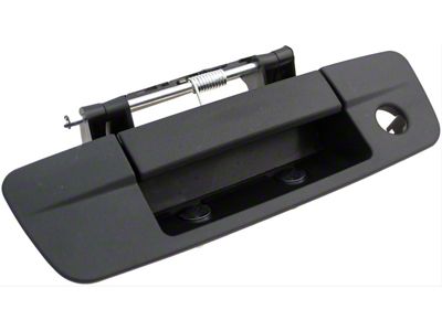 Tailgate Handle; Textured Black; With Keyhole; Without Backup Camera (10-18 RAM 2500)