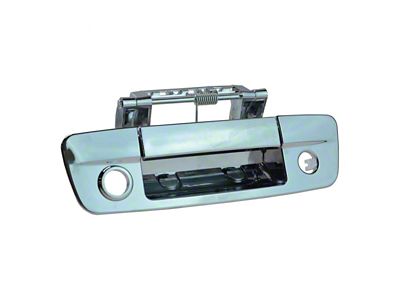 Tailgate Handle with Backup Camera Opening; Chrome (13-18 RAM 2500)