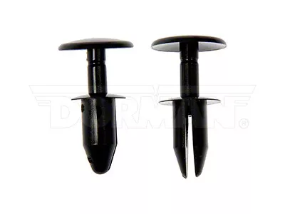 Tailgate Molding Spoiler Push Retainer; 2-Pieces (10-24 RAM 2500)