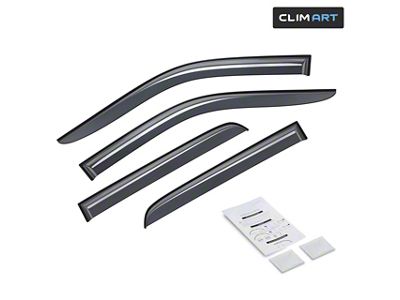 Tape-On Window Deflectors (19-24 RAM 2500 Crew Cab, Mega Cab)