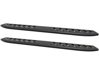 Thrasher Running Boards; Textured Black (10-24 RAM 2500 Crew Cab)
