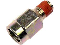 Transmission Line Connector; 1/4-Inch x 18 NPT to 3/8-Inch (94-99 RAM 2500)