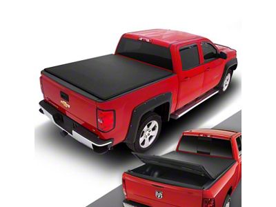 Tri-Fold Soft Tonneau Cover (10-18 RAM 2500 w/ 6.4-Foot Box & w/o RAM Box)