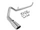 Turbo-Back Muffler Delete Single Exhaust System with Polished Tip; Side Exit (03-04 5.9L RAM 2500)