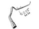 Turbo-Back Muffler Delete Single Exhaust System with Polished Tip; Side Exit (04-07 5.9L RAM 2500)
