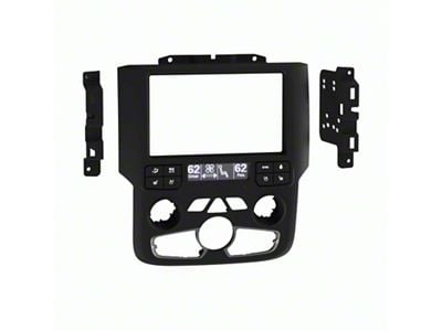 TurboTactile Dash Trim Kit with OLED Climate Control Screen (13-18 RAM 2500 w/ 8.4-Inch Touchscreen)