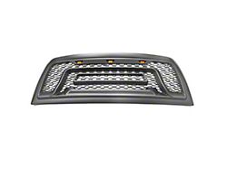 Upper Replacement Grille; Matte Black (10-18 RAM 2500)